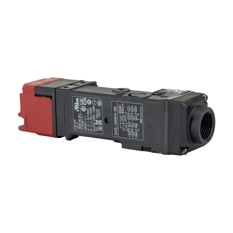 Omron D4SL-N Series Solenoid Interlock Switch 24V DC Power to Unlock IP67 Plastic Housing 