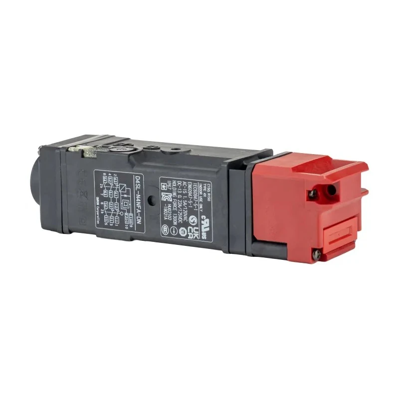 Omron D4SL-N Series Solenoid Interlock Switch 24V DC Power to Unlock IP67 Plastic Housing 
