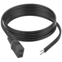 Sanyo Denki Fan Lead Plug Cord 1000 mm for Use With 9AD1201H12 Fan 489-1635-L10
