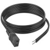 Sanyo Denki Fan Lead Plug Cord 1000 mm for Use With 9AD1201H12 Fan 489-1635-L10