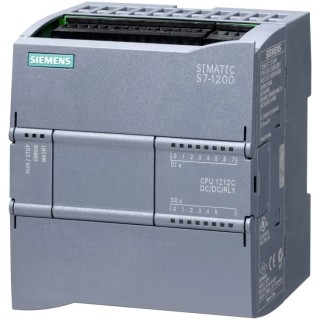 Siemens SIMATIC S7-1200 Series PLC CPU, 8-Input Analogue Digital Input, 6 Digital Relay Outputs, Ethernet 6ES7212-1HE40-0XB0