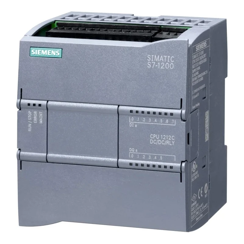 Siemens SIMATIC S7-1200 Series PLC CPU, 8-Input Analogue Digital Input, 6 Digital Relay Outputs, Ethernet 6ES7212-1HE40-0XB0