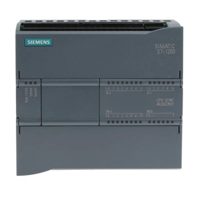 Siemens SIMATIC S7-1200 Series PLC CPU with 14 Analogue and Digital Inputs, 10 Digital Relay Outputs 6ES7214-1BG40-0XB0