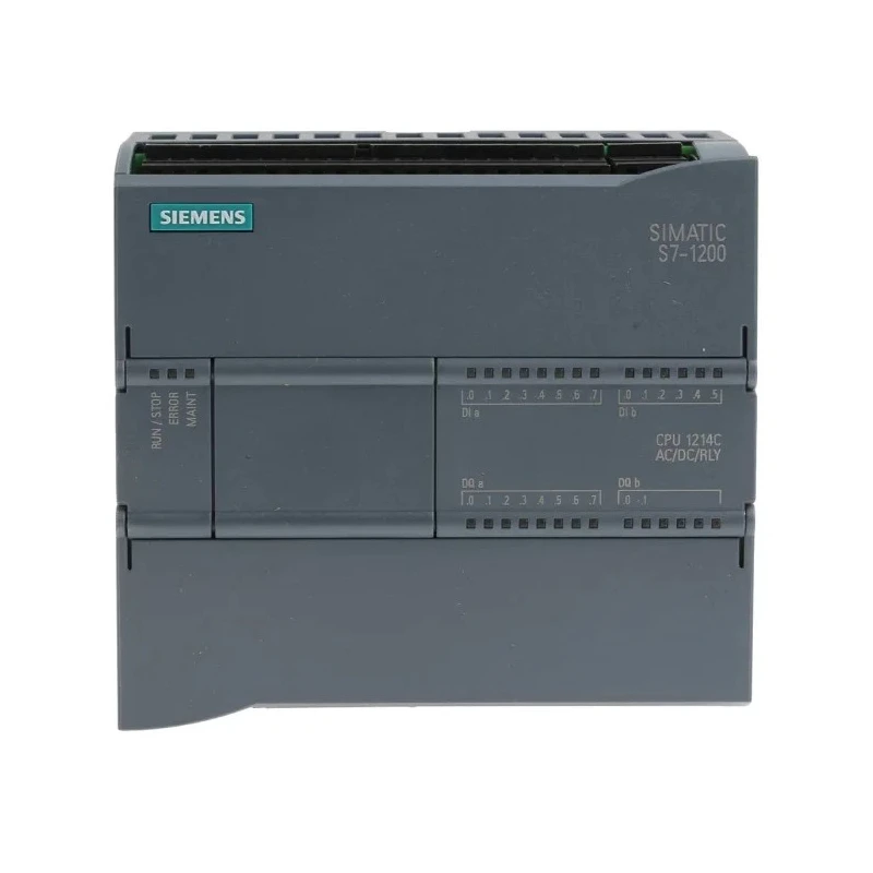 Siemens SIMATIC S7-1200 Series PLC CPU with 14 Analogue and Digital Inputs, 10 Digital Relay Outputs 6ES7214-1BG40-0XB0