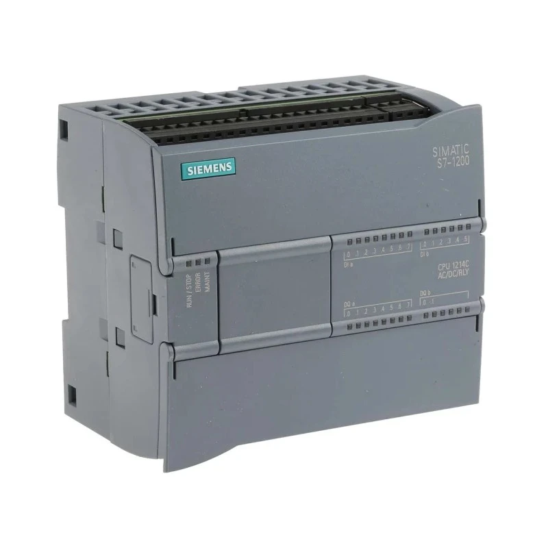Siemens SIMATIC S7-1200 Series PLC CPU with 14 Analogue and Digital Inputs, 10 Digital Relay Outputs 6ES7214-1BG40-0XB0