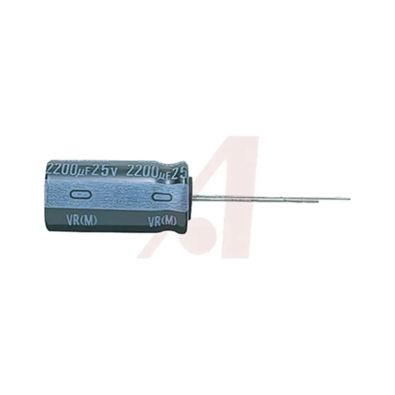 Nichicon 1 mF 25V Radial Aluminium Capacitor, Through Hole, Radial Lead UVR1E102MPD1TD