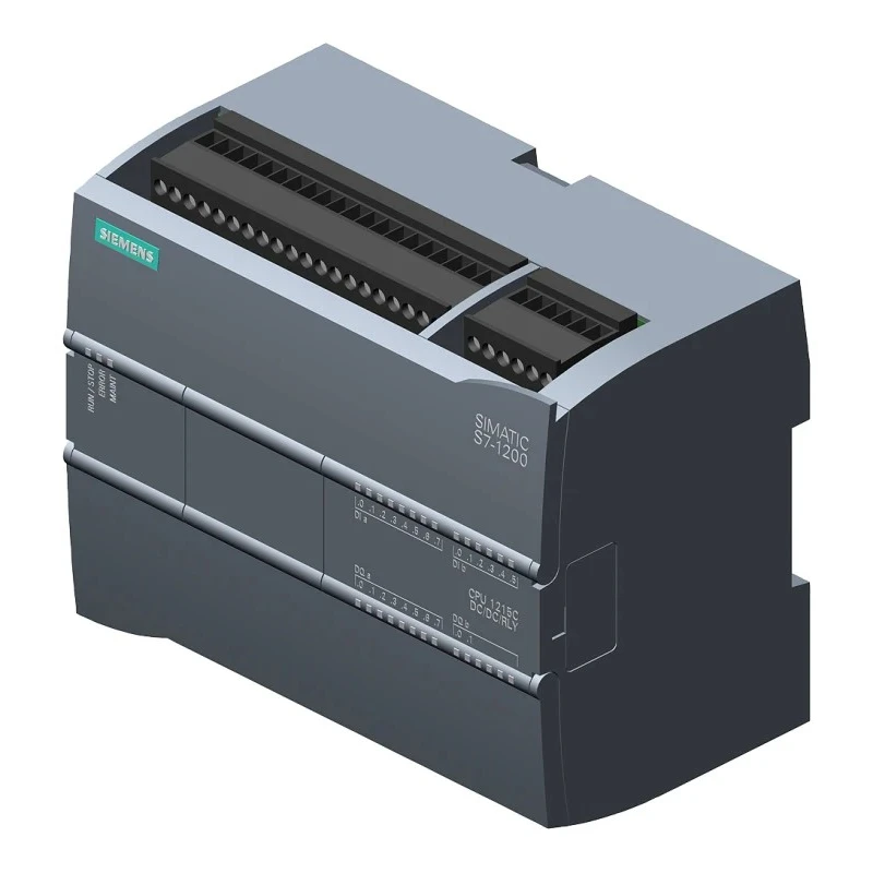 Siemens SIMATIC S7-1200 Series PLC CPU, 14-Input, Analogue and Digital Input, 10 Digital and Relay 6ES7215-1HG40-0XB0