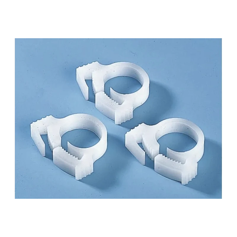 HellermannTyton Polyacetal Hex Screw Hose Clip 6mm Width, 16.8mm-18.4mm ID 191-10129 SNP12(E)-POM-NA