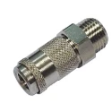 RS PRO Brass Quick Air Coupling M5 Female BSP Nickel Plated Brass Pneumatic Connector 12 bar 187-8860