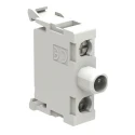 Lovato Electric Push Button Accessory with Illuminated Contact Block , Rated Frequency 50-60Hz, Operating LPXLPBM3