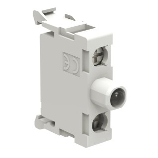 Lovato Electric Push Button Accessory with Illuminated Contact Block , Rated Frequency 50-60Hz, Operating LPXLPBM3