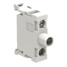 Lovato Electric Push Button Accessory with Illuminated Contact Block , Rated Frequency 50-60Hz, Operating LPXLPBM3