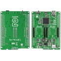 MikroElektronika Evaluation Board Clicker 2 Add On Board MIKROE-1684 with PIC18F87J50 MCU, USB and Li-Polymer Battery Power