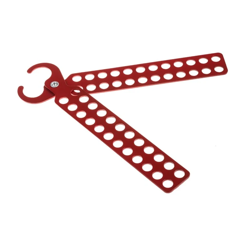 RS PRO Red Steel Universal Lockout Hasp 24 Locks Capacity Shackle 11 mm 862-5168