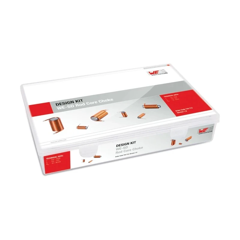 Wurth Elektronik WE-SD Rod Core Inductor Kit 110 pieces 2μH to 10μH 744713
