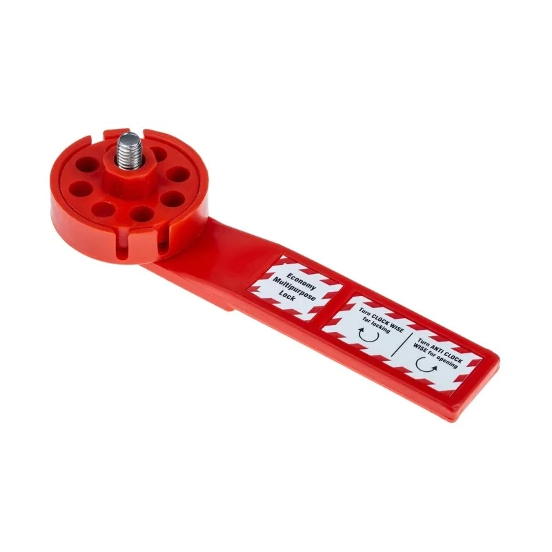 RS Pro Red 6-Lock Lockout Stainless Steel Polypropylene Economy Multi-Purpose Cable Lockout 8.25mm 862-5199