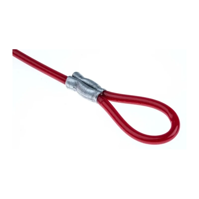 RS Pro Red 6-Lock Lockout Stainless Steel Polypropylene Economy Multi-Purpose Cable Lockout 8.25mm 862-5199