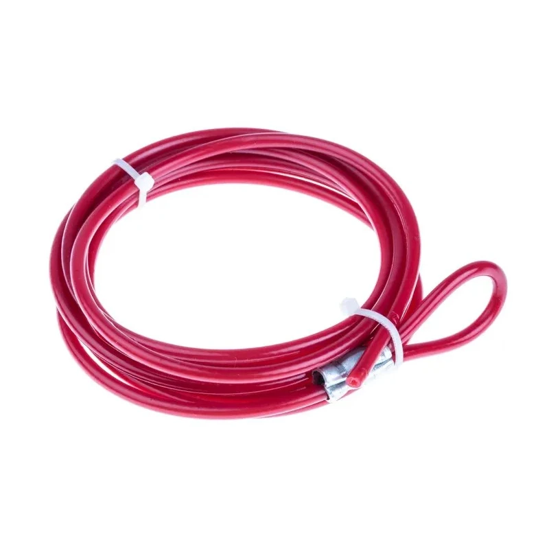 RS Pro Red 6-Lock Lockout Stainless Steel Polypropylene Economy Multi-Purpose Cable Lockout 8.25mm 862-5199