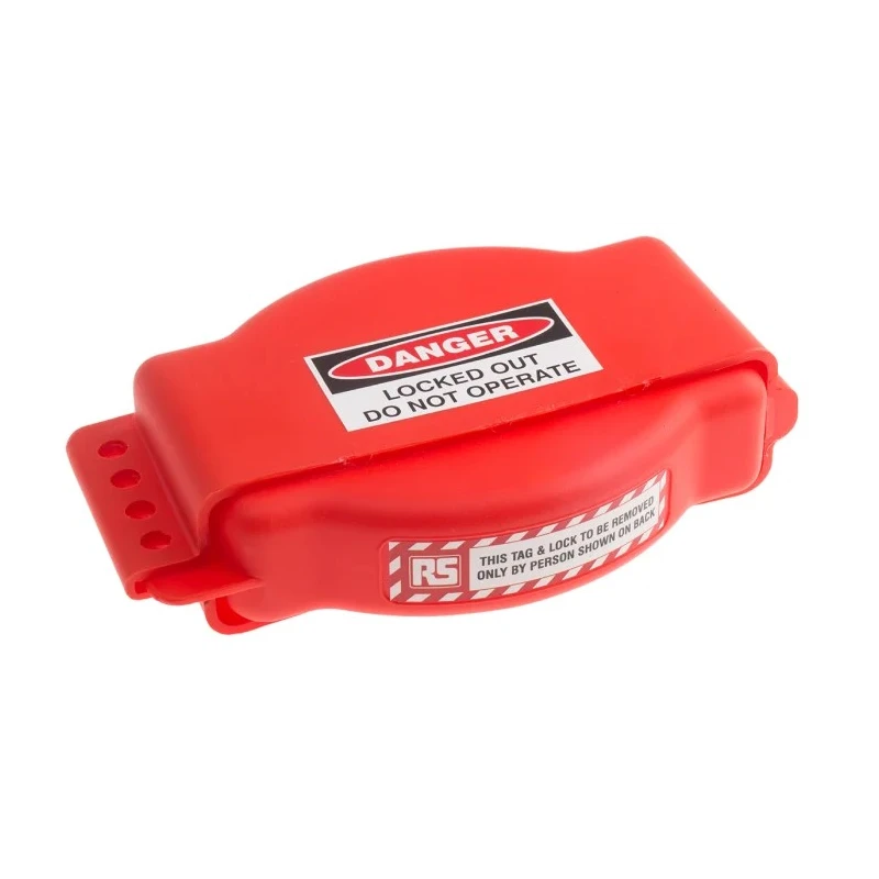 RS PRO Red 4-Lock Lockout Polypropylene Adjustable Gate Valve Lockout, 8.25 mm 862-5177