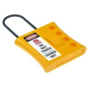 RS PRO Yellow Black 4-Lock Lockout Electrical Hasp Nylon ABS 7.25mm Shackle Diameter 862-5174