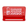 RS PRO Red Polyvinyl Chloride 6 Padlock Lockout Station 126mm x 75mm x 33mm 862-5256
