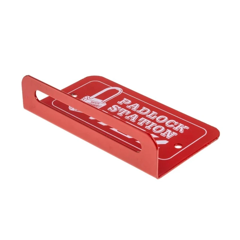 RS PRO Red Polyvinyl Chloride 6 Padlock Lockout Station 126mm x 75mm x 33mm 862-5256
