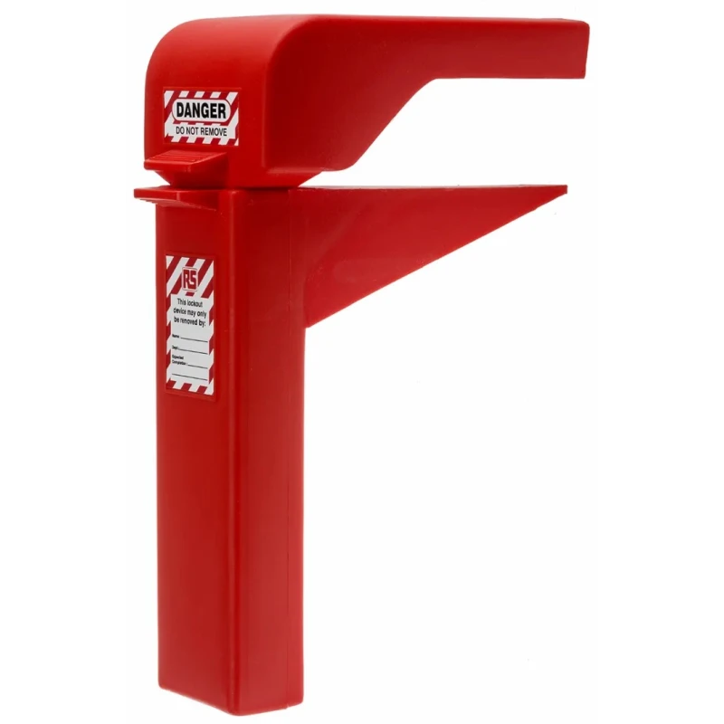 RS PRO Red 10-Lock Lockout Polyurethane Ball Valve Lockout 8.5 mm 862-5183