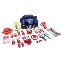 RS PRO White Lockout Kit for Machine and Electrical Panel Safety 24-Piece Portable Set 862-5247