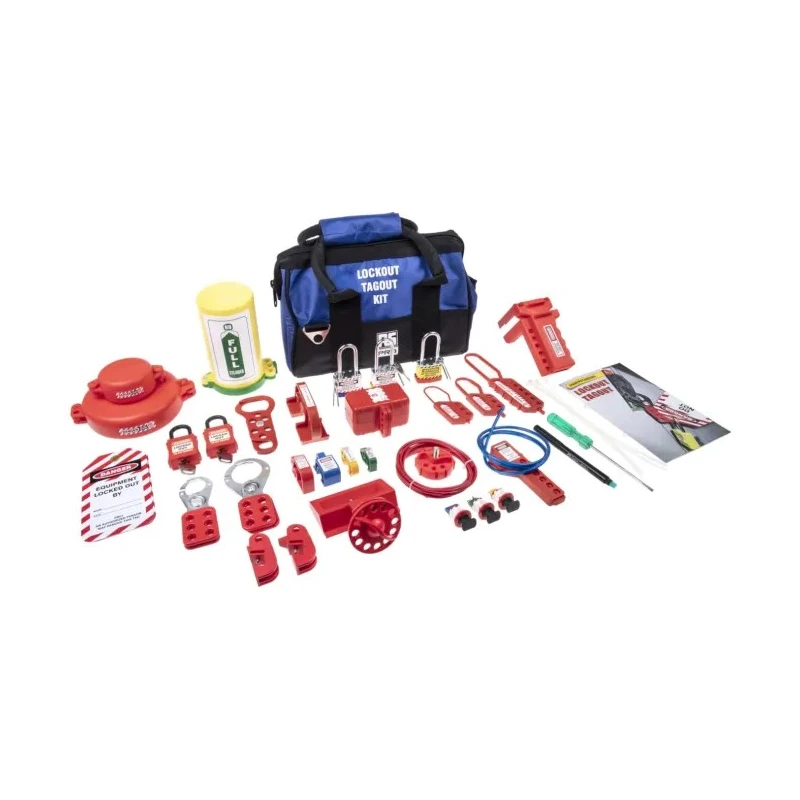 RS PRO White Lockout Kit for Machine and Electrical Panel Safety 24-Piece Portable Set 862-5247