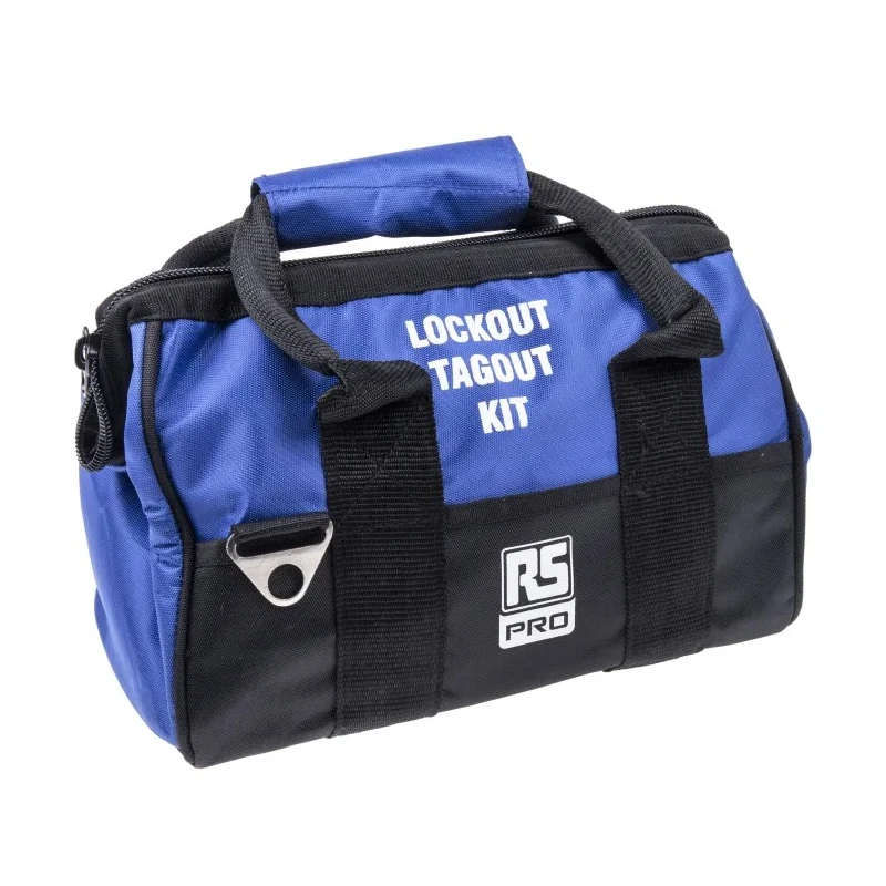 RS PRO White Lockout Kit for Machine and Electrical Panel Safety 24-Piece Portable Set 862-5247