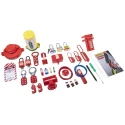 RS PRO White Lockout Kit for Machine and Electrical Panel Safety 24-Piece Portable Set 862-5247