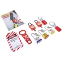 RS PRO White Lockout Kit for Machine and Electrical Panel Safety 24-Piece Portable Set 862-5247