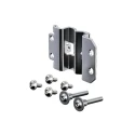 Rittal VX Series Baying Bracket for Use with VX25 Baying Enclosure System, Zinc Plated Sheet Steel, Pack of 6 VX25