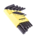 Bondhus 13 Piece L Imperial Hex Key Set Steel Black Finish Hex Size 0.05 to 3/8 HLX13S