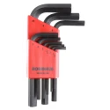 Bondhus 9 Piece L Metric Hex Key Set Hex Size 1.5 to 10 mm HLX9MS