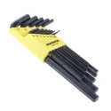 Bondhus 13 Piece L Imperial Hex Key Set, Hex Size 0.05 to 3/8 Inch, High Torque Steel Protanium HLX13L