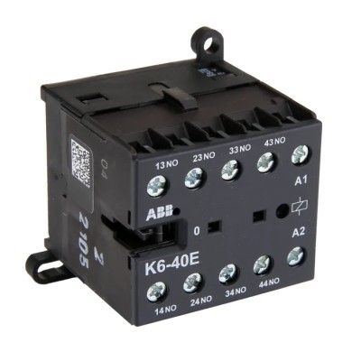 ABB GJH Series Contactor Relay 415V DC Coil, 4-Pole, 4A Contact Current GJH1211001R8405 K6-40E 400V 40/450HZ