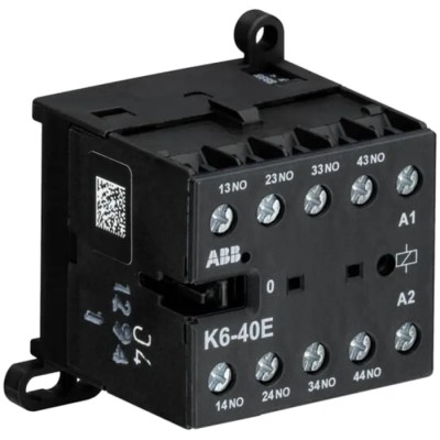 ABB GJH Series Contactor Relay 127V DC Coil, 4-Pole, 4A Contact Current, 690V Contact GJH1211001R8404 K6-40E 110V 40/450HZ
