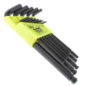 Bondhus 13 Piece L Imperial Hex Key Set with Hex Sizes 0.05 to 9.53 mm, ProHold Tip, ProGuard Finish PBLX13
