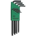 Bondhus 8-Piece Torx Key Set L Shape Long and Short Arms Steel Corrosion Resistant LTX8