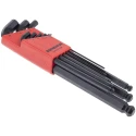 Bondhus 9 Piece L Metric Hex Key Set Steel Hex Ball End 1.5 to 10 mm SBLX9MM