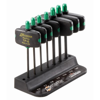 Bondhus 7-Piece Corrosion Resistant Steel Torx Key Set with T8 to T20 Sizes 34745