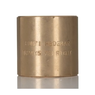 RS PRO 5 mm Cylindrical Bronze Nut for Lead Screw 24 mm Overall Length 48 mm 862-5376