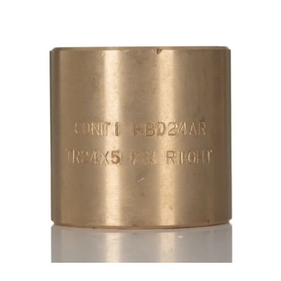 RS PRO 5 mm Cylindrical Bronze Nut for Lead Screw 24 mm Overall Length 48 mm 862-5376