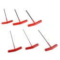 Bondhus 6 Piece T Metric Hex Key Set Hex Size 2 to 6 mm Corrosion Resistant Steel HTX60m6