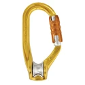 Petzl Aluminium Carabiner Pulley with Screw Locking, Gate Opening 22mm, 20kN Tensile Strength P74 TL