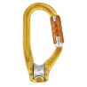 Petzl Aluminium Carabiner Pulley with Screw Locking, Gate Opening 22mm, 20kN Tensile Strength P74 TL