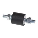 FIBET M6 x 18 mm Anti-Vibration Mount Male to Male Bobbin, Natural Rubber, 32.4 daN Compression, 20 mm Outside 2020VV18-60
