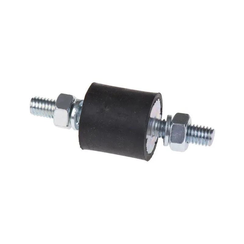 FIBET M6 x 18 mm Anti-Vibration Mount Male to Male Bobbin, Natural Rubber, 32.4 daN Compression, 20 mm Outside 2020VV18-60
