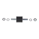 FIBET M6 x 18 mm Anti-Vibration Mount Male to Male Bobbin, Natural Rubber, 32.4 daN Compression, 20 mm Outside 2020VV18-60